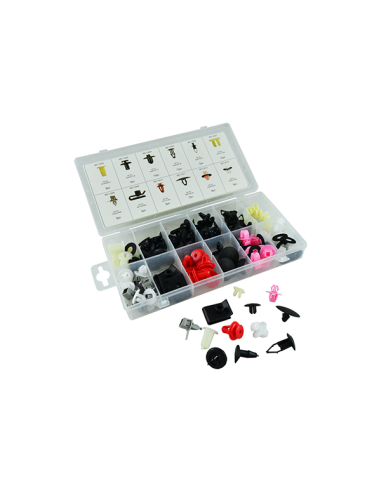 Plastic Clips Set For TOYOTA / LEXUS 89 Pcs JBM