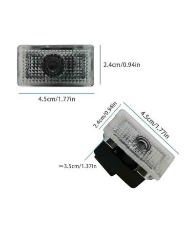 Set of 2 Logo Door Sills for Tesla Model 3, S,...