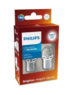 2 db autós LED izzó Fehér R10W/R5W Philips Ultinon...