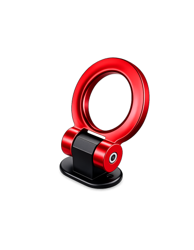 Racing Ornament Tow Hook Mounted on Base, Red