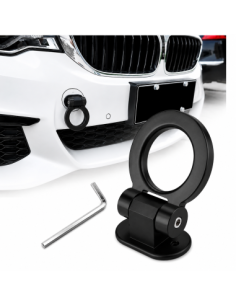 Decoration Racing Tow Hook Mounted on Base, Black 2