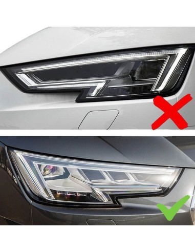 DRL headlight repair fiber set left for Audi A4...