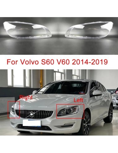 Set of 2 headlight bottles for Volvo S60, V60...