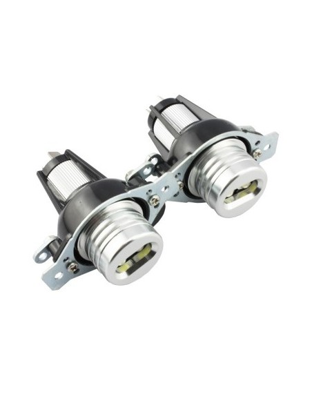 Led Marker Angel Eyes Λευκός 6W για BMW E90/91 Facelift LCI 09.2008 - 2011 χωρίς xenon από το εργοστάσιο