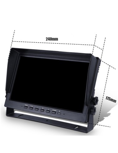 10" LCD Car Display 12V - 24V