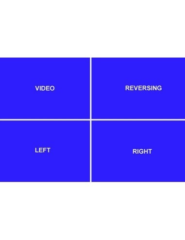 7″ Car Display with 4 Channels, 12V – 24V, D710...