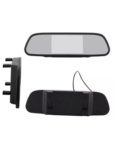 Car Display LCD 5″ on Rearview Mirror