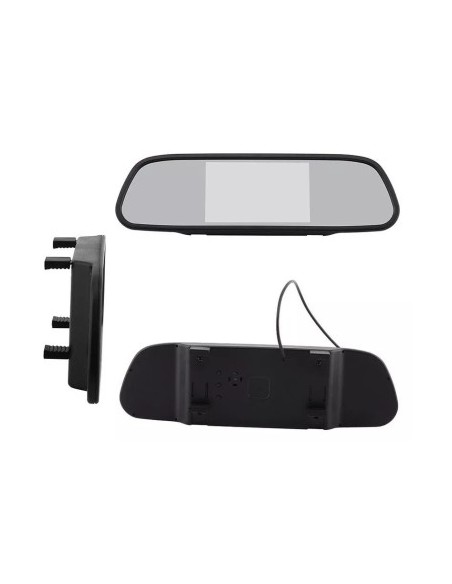 Car Display LCD 5″ on Rearview Mirror