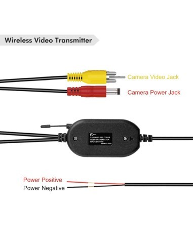 Ασύρματο κιτ 2.4G για κάμερα οπισθοπορείας 12V