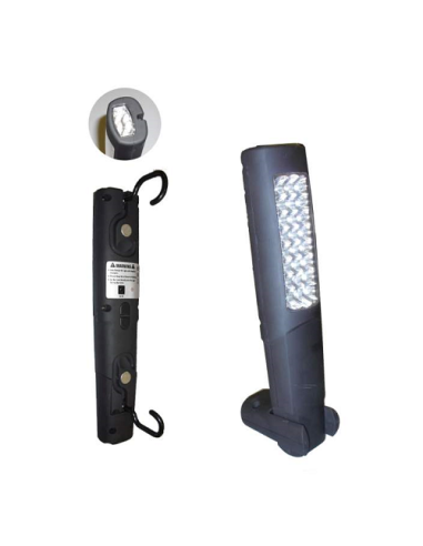 Portable Work Lamp 24+6 LED Double Magnetic...