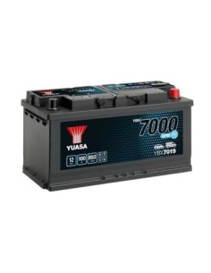 Autó Akkumulátor, Yuasa 7000 EFB 100Ah 850A...
