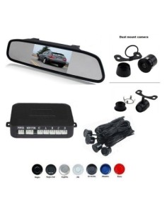Parking sensors with video camera and 4.3" LCD display in...