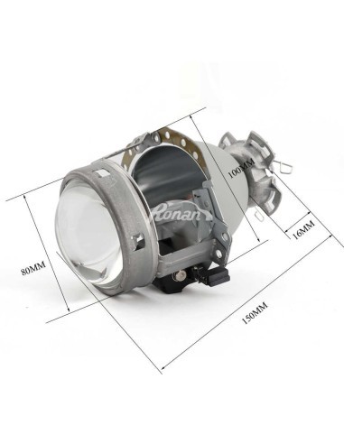 Bixenon D2S 3'' Headlight Lenses Hella E55...