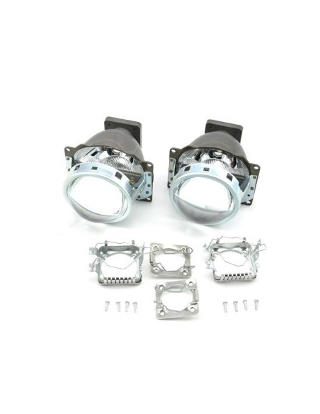 Headlight Lens Bixenon Q5 D1S/D3S 3" IPH3001 with included ornaments