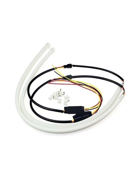 Daytime running lights with dynamic/sequential signaling type Flexible Neon Tube 60 cm