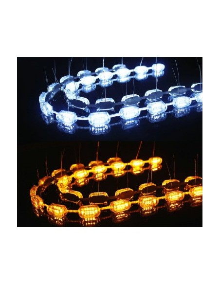 Flexible Daytime Running Lights with Signal 16 LED Modules