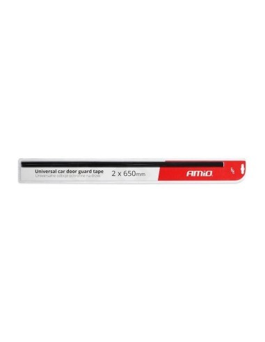 Car door protective strip, black 2 x 65 cm