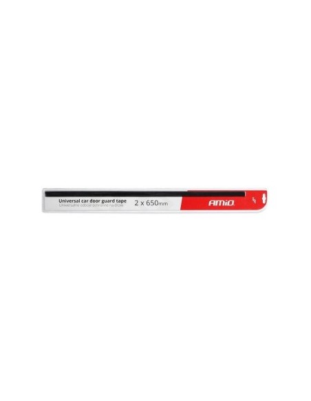 Car door protective strip, black 2 x 65 cm