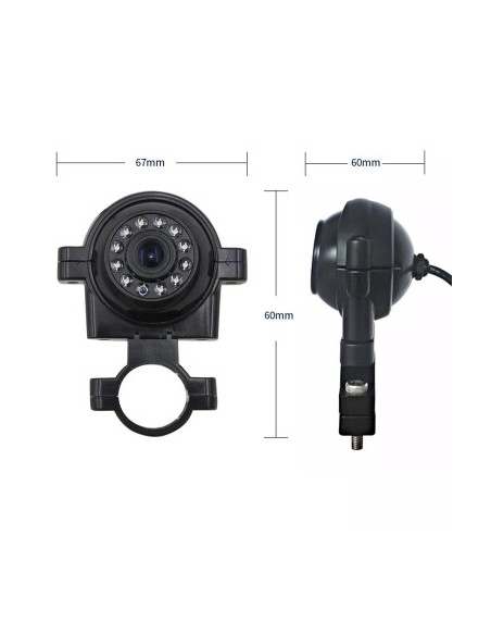 Infrared Rear View Camera 12V - 24V for Trucks, Coaches, Buses