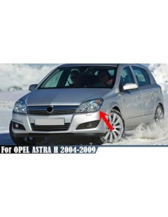 Left headlight glass for Opel Astra H (2004 - 2010) 2