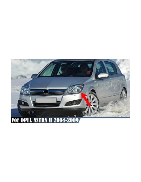 Left headlight glass for Opel Astra H (2004 - 2010)