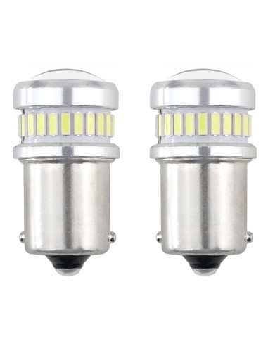 Set of 2 LED Auto P21W, R10W, R5W, BA15S,...
