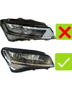 DRL headlight repair fiber right for Skoda Superb 3... 2