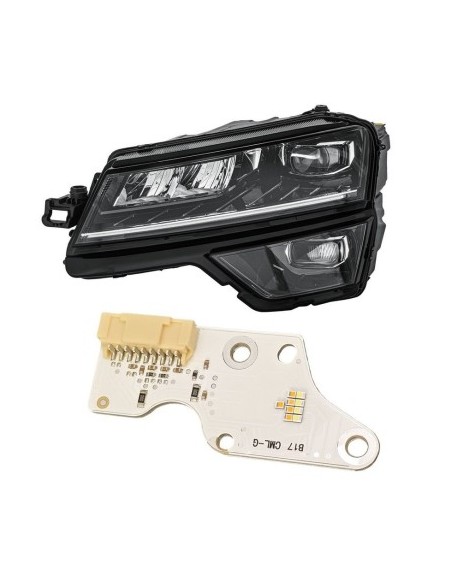 Kit Επισκευής Μονάδας αριστερά Φώτα ημέρας DRL και σήμανση για Skoda Karoq 2017-2021 φως Led με φακούς