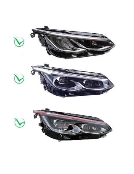 Daytime Running Light DRL Repair Fiber Right Headlight for VW Golf 8 2020-2024