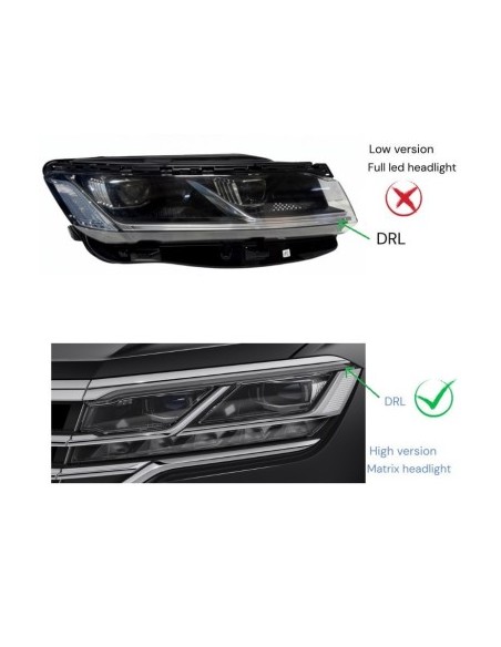 Daytime Running Light DRL and left signaling module for VW Touareg 3 2019-2023