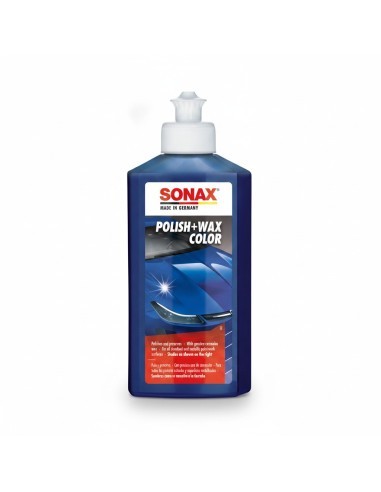 Pasta Polish with Wax Sonax Nano Pro, Blue, 250ml