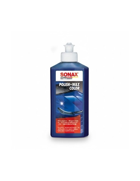 Pasta Polish with Wax Sonax Nano Pro, Blue, 250ml