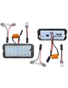 Set 2 LED Number Lamps Fiat 500, 500C 2009-2015 European... 2