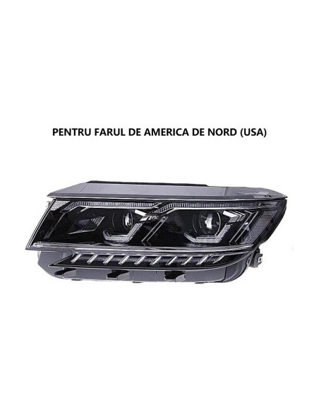 Left repair kit for DRL light module for VW Passat B8.5 Facelift 2019-2023 model America