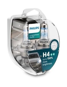 Σετ 2 λαμπτήρες αυτοκινήτου Philips H4 Xtreme Vision Pro...