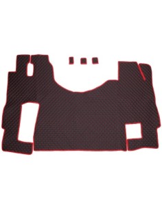 Eco-Leather Mat Set Truck Umbrella for Mercedes Actros...