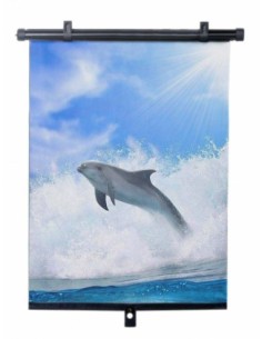 Set of 2 retractable side sunshades Dolphin 40x45 cm Bottari