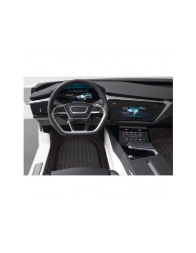 Universal tray type car mats, 4 pieces made of...