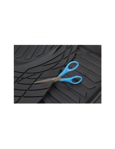 Universal tray type car mats, 4 pieces made of...