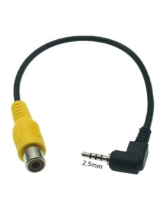 Video Camera Interface Adapter Cable Jack 2.5mm - RCA 2