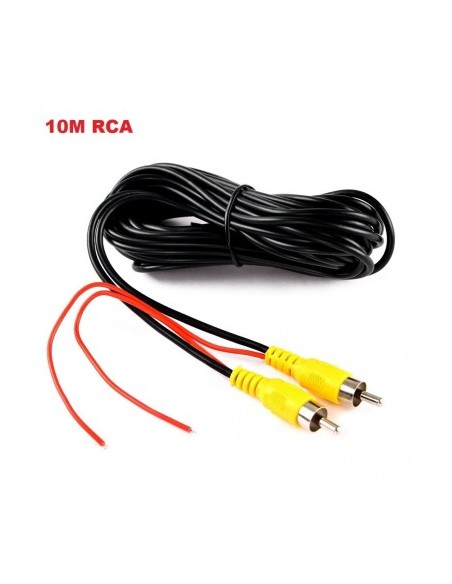 10 Meter Male-Male Video Cable for RCA Backup Cameras RCA-TT-10M
