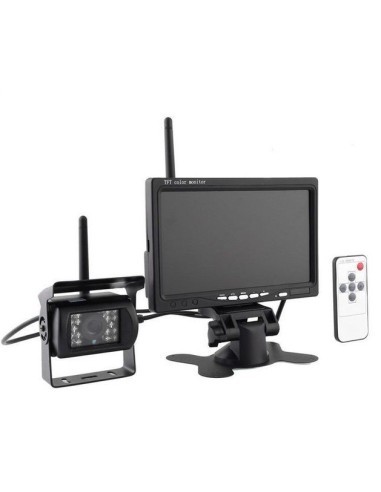 Wireless Rearview Kit with Camera and 7inch...