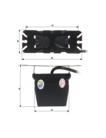 Adjustable Angle Infrared Rearview Camera