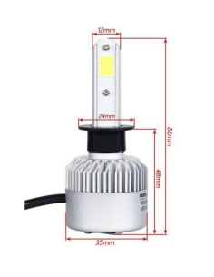 Σετ 2 LED H1 COB Canbus, ισχύς 72W, φωτεινότητα 8000 Lm,... 2