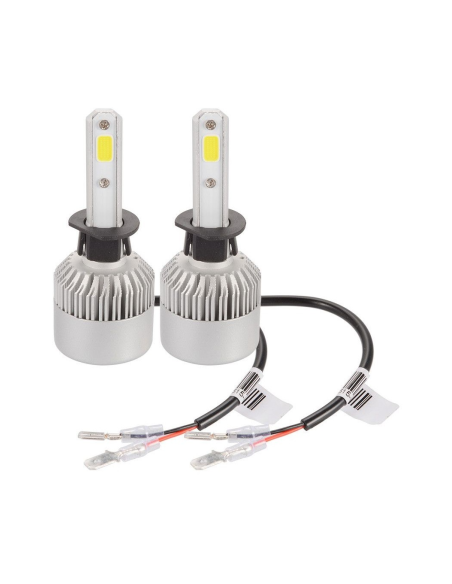 Set of 2 H1 COB Canbus LED Lights, power 72W, brightness 8000 Lm, 12V-24V