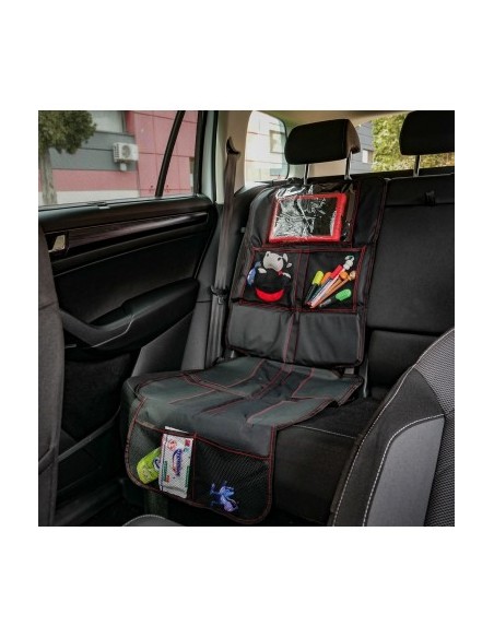 Car seat protection cover for children with tablet pocket Mega drive