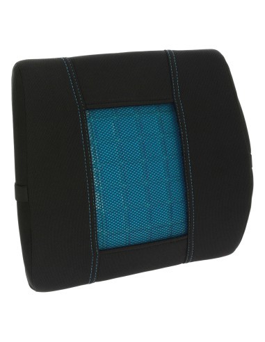 Lumbar pillow with memory foam for office or car