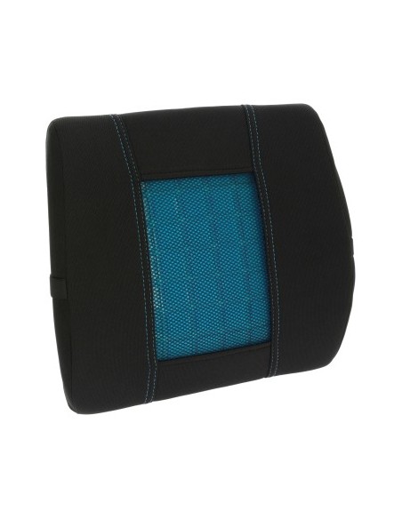 Lumbar pillow with memory foam for office or car