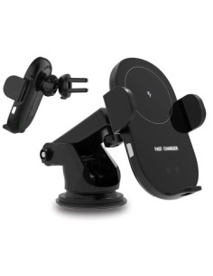 Car Ventilation Grill Mount + 15W Motorized Suction Cup...