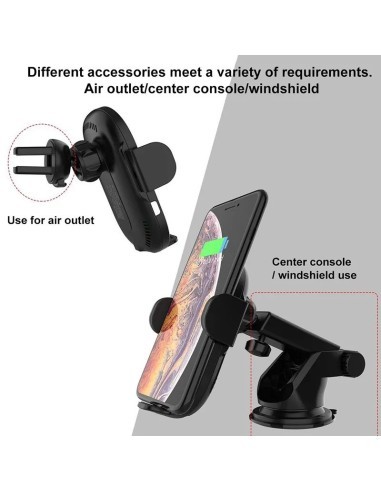 Car Ventilation Grill Mount + 15W Motorized...